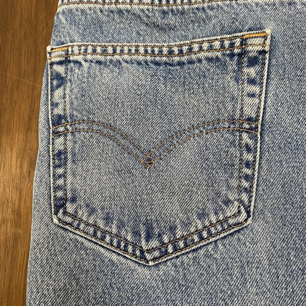 VTG 1999 Levi's 550 Jeans Men's 34x29 Blue Relaxed Fit Straight Leg Denim Y2K
